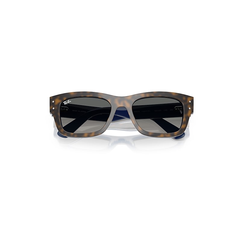 Ray Ban Joseph Sunglasses Havana Grey On Gradient Blue Frame Grey Lenses 55-20