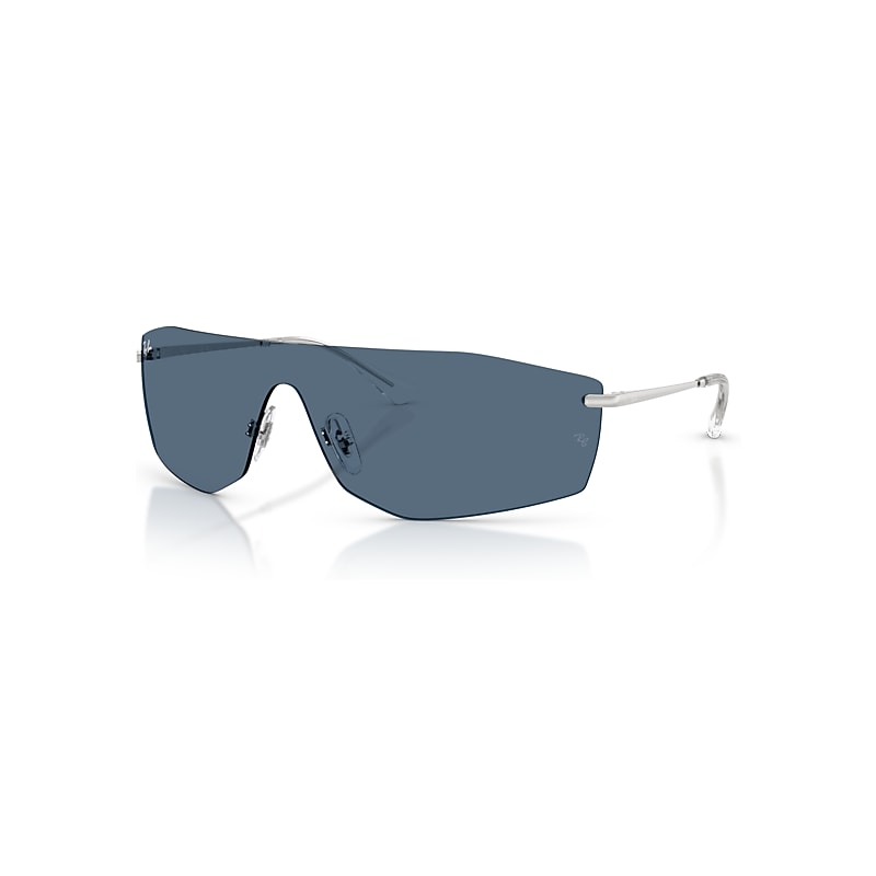 Ray-Ban Sunglasses Unisex Alix Bio-based - Silver Frame Blue Lenses 01-41