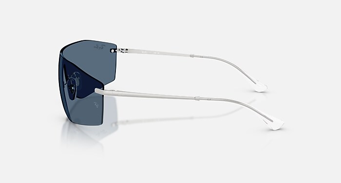 ALIX BIO-BASED Sunglasses in Silver and Dark Blue - RB3781 | Ray