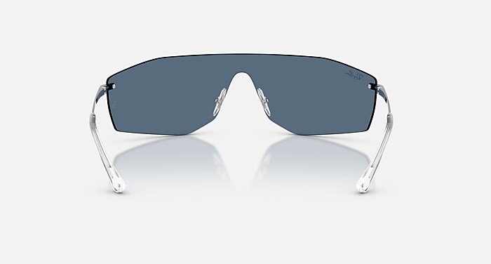 ALIX BIO-BASED Sunglasses in Silver and Dark Blue - RB3781 | Ray