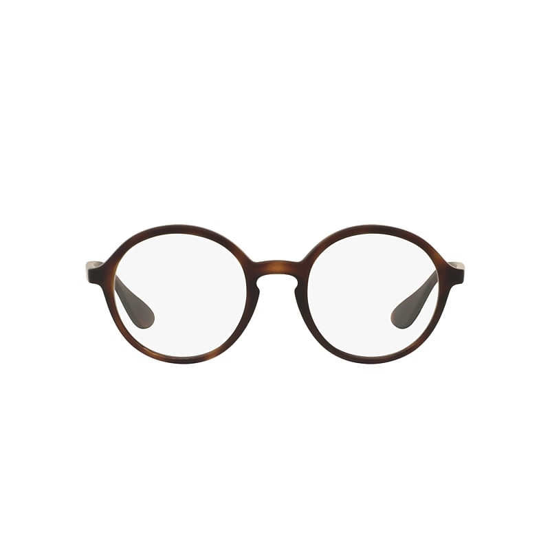 Ray-Ban Rb7075 Eyeglasses Tortoise Frame Clear Lenses Polarized 49-20