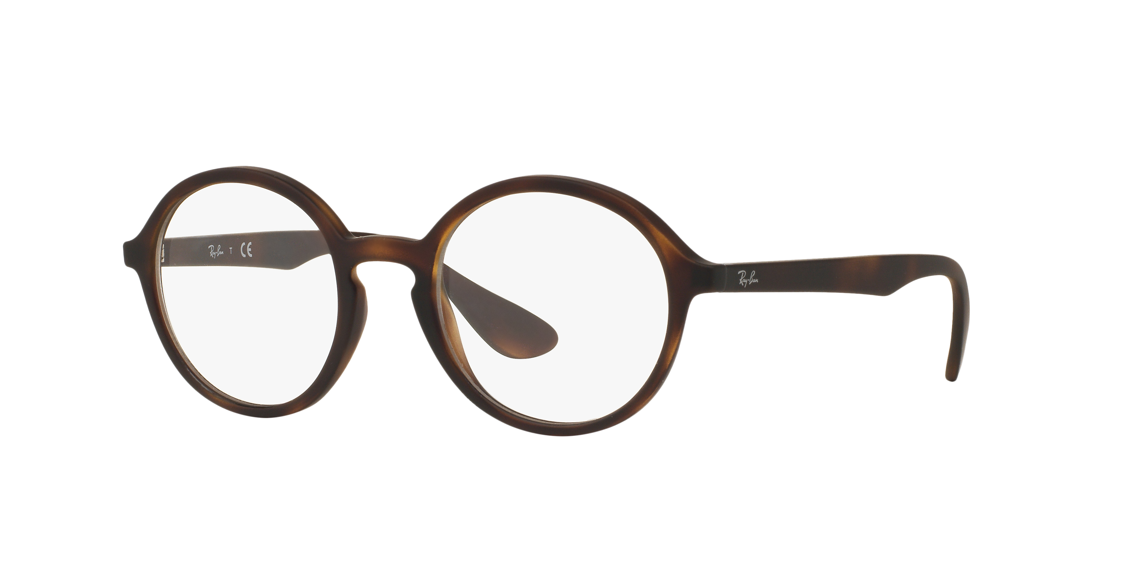 RB7075 Matte Havana Frame Clear Lenses 49-20