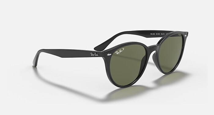 Ray-Ban RB4305 付属品付き RB4305 Sunglasses in Black and G-15 Green - RB4305 | Ray-Ban®