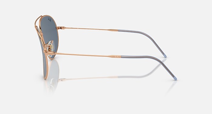 Ray-Ban Sunglasses Unisex Aviator Reverse - Gunmetal Frame Grey Lenses 62-11 Polarized