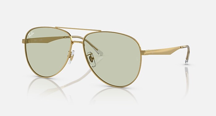 シ*所様 ゴールド アビエーターサングラス グリーンレンズ Ray-Ban アビエイター 1970年代 ボシュロム社製 60mm ゴールド