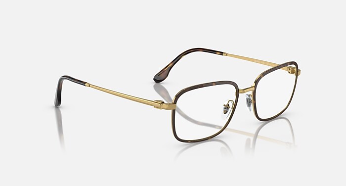 RB6495 OPTICS Eyeglasses with Havana On Gold Frame - RB6495 | Ray