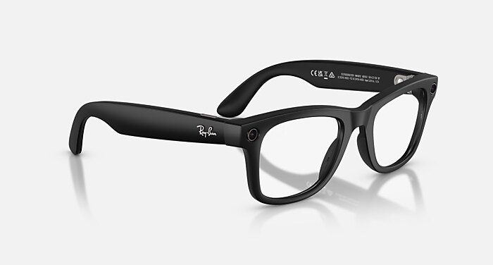 新品未開封Ray-Ban  最新第二世代 Wayfarer RAY-BAN | META WAYFARER - GEN 2 Sunglasses in Black and Clear/Grey