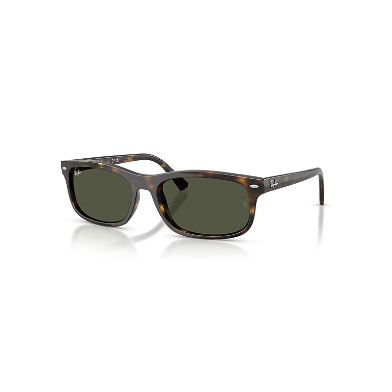 Ray-Ban Sunglasses Unisex Rb2224 - Havana Frame Green Lenses 57-20
