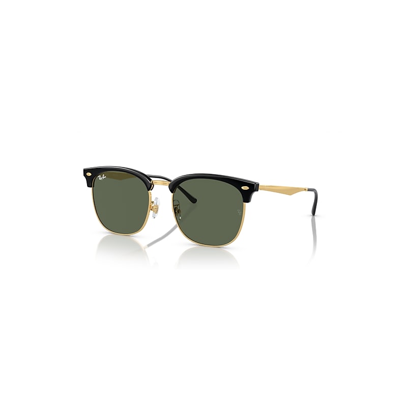 Ray-Ban Sunglasses Unisex Rb4418d - Gold Frame Green Lenses 56-19