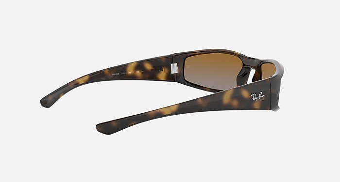 RB4335 Sunglasses in Light Havana and Brown Gradient - RB4335