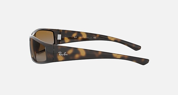 Light Havana Sunglasses in Brown Gradient and RB4335 - RB4335