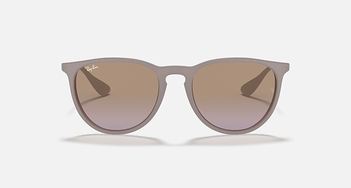 Ray-Ban Sunglasses Woman Erika Classic - Dark Sand Frame Brown Lenses 54-18