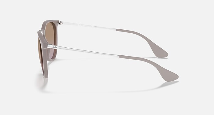 Ray-Ban Sunglasses Woman Erika Classic - Dark Sand Frame Brown Lenses 54-18