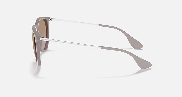 Ray-Ban Sunglasses Woman Erika Classic - Dark Sand Frame Brown Lenses 54-18