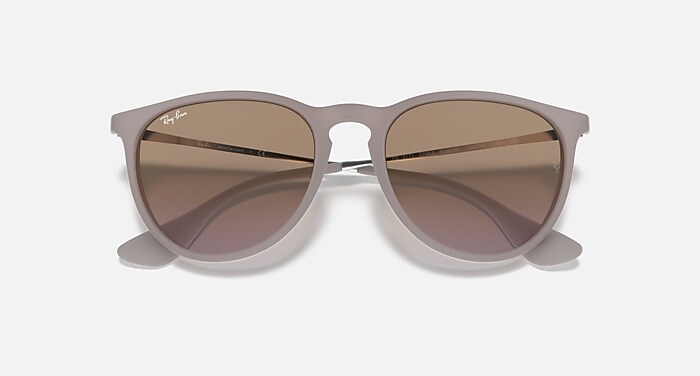 Ray-Ban Sunglasses Woman Erika Classic - Dark Sand Frame Brown Lenses 54-18