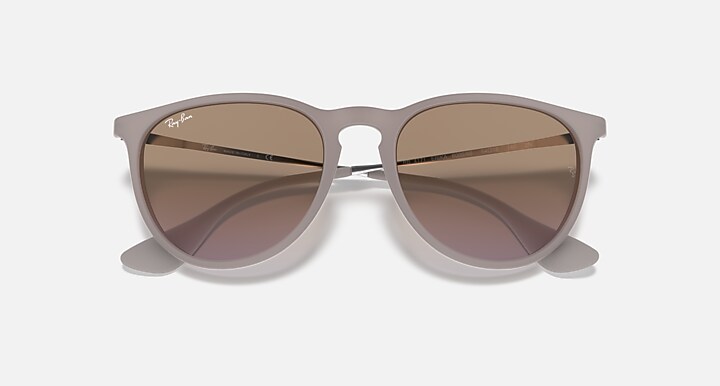 Ray-Ban Sunglasses Woman Erika Classic - Dark Sand Frame Brown Lenses 54-18