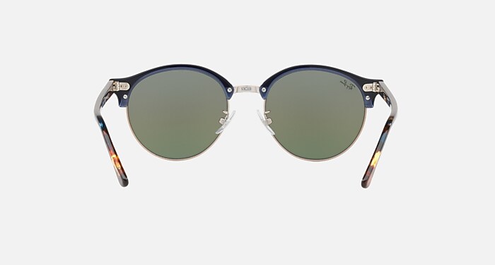 CLUBROUND MINERAL FLASH LENSES Sunglasses in Blue and Gold  display picture 3