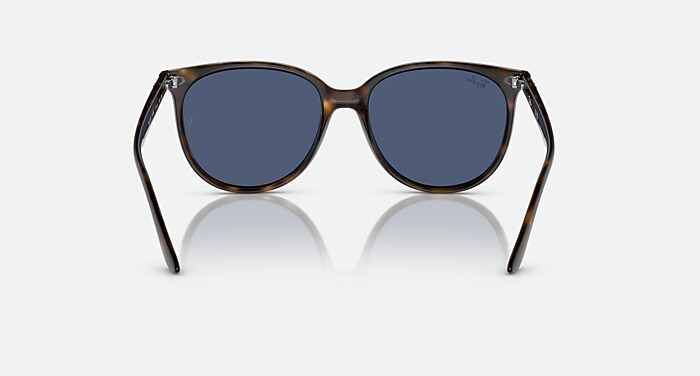 Ray-Ban Sunglasses Woman Rb4378 - Havana Frame Blue Lenses 54-16