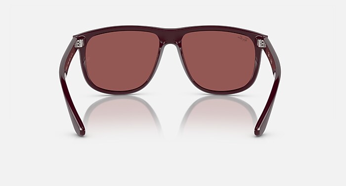 Ray-Ban Sunglasses Man Boyfriend - Bordeaux Frame Violet Lenses 60-15