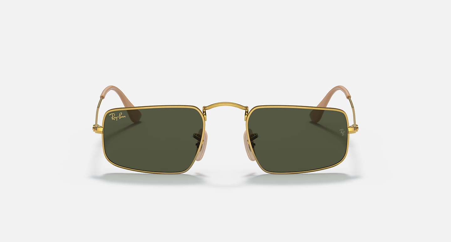 Ray-Ban Sunglasses Julie Gold Frame Green Lenses