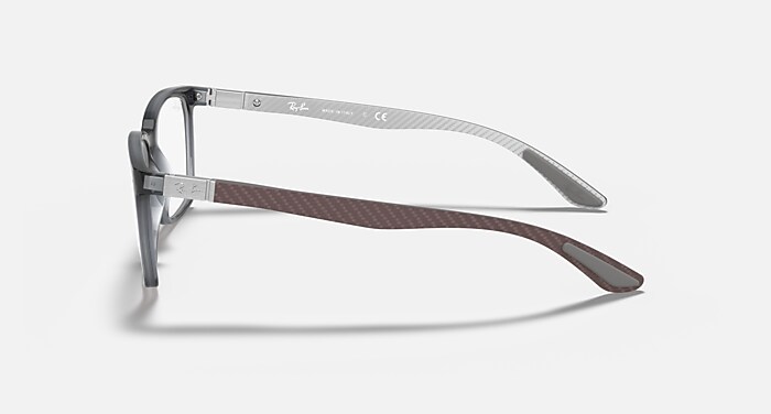 RB8906 OPTICS Eyeglasses with Transparent Grey Frame