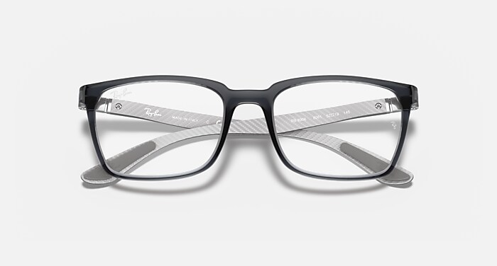 RB8906 OPTICS Eyeglasses with Transparent Grey Frame