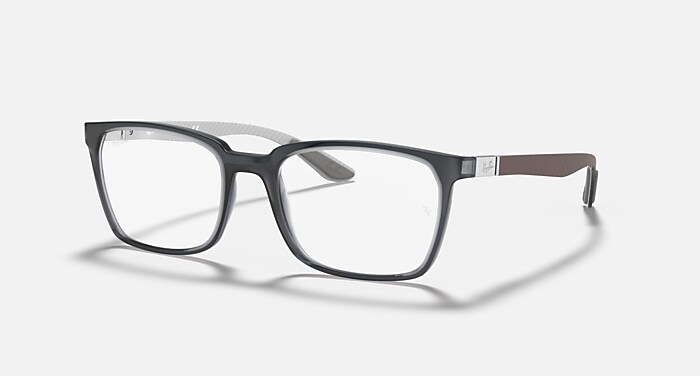 RB8906 OPTICS Eyeglasses with Transparent Grey Frame