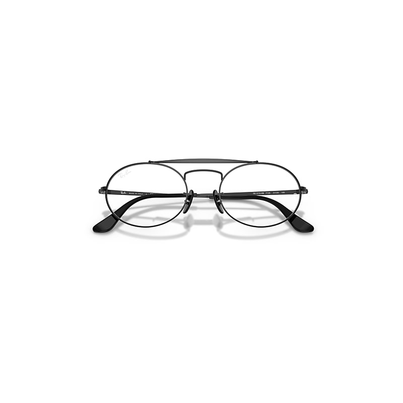 Ray Ban Rb3775vm Optics Scuderia Ferrari Collection Eyeglasses Black Frame Clear Lenses Polarized 51-20 In Black