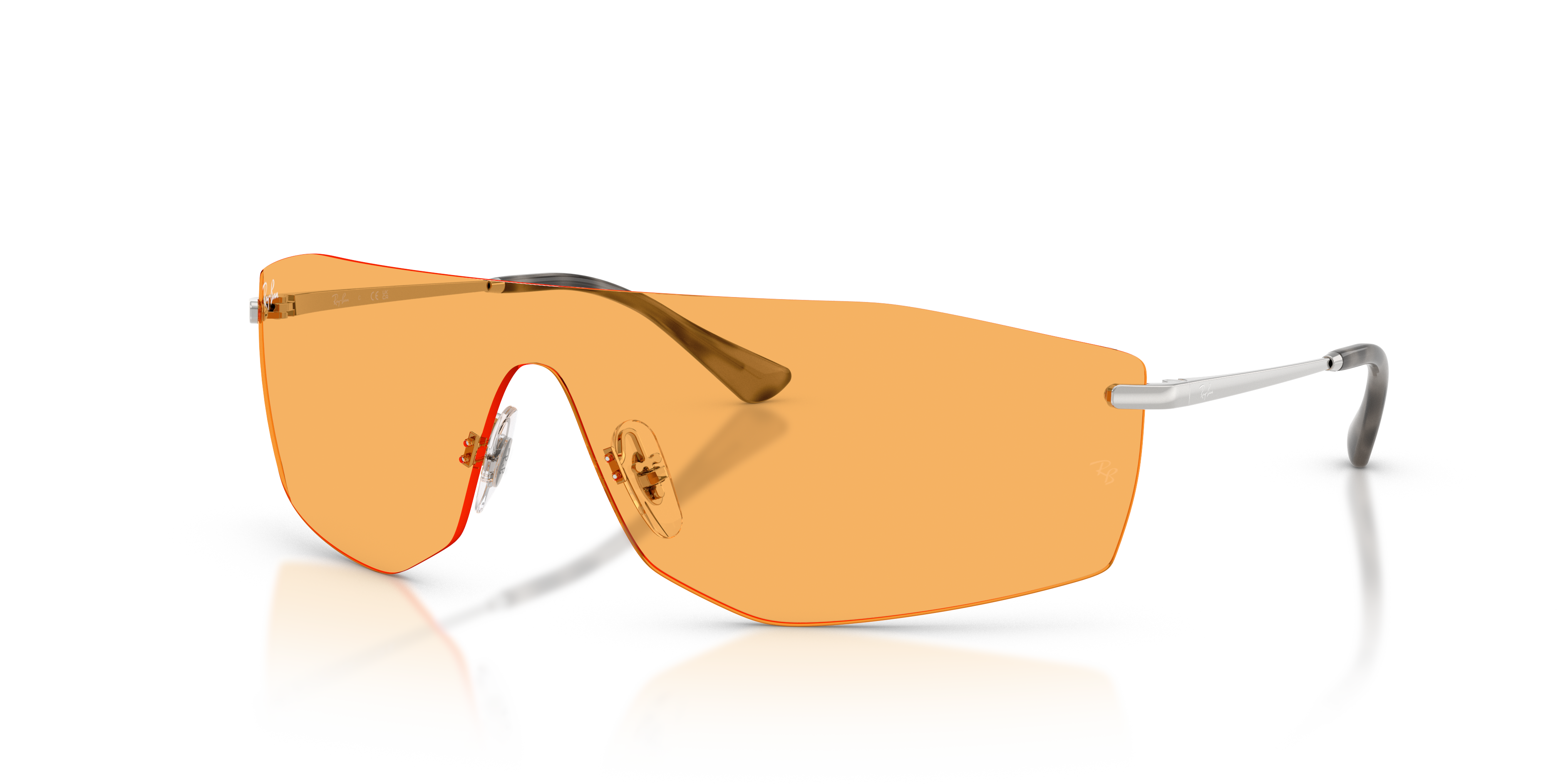 Ray-Ban Sunglasses Alix Bio-based - Silver Frame Yellow Lenses 01-41