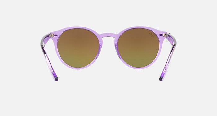 RB2180 Sunglasses in Violet and Orange Gradient Mirror  display picture 2