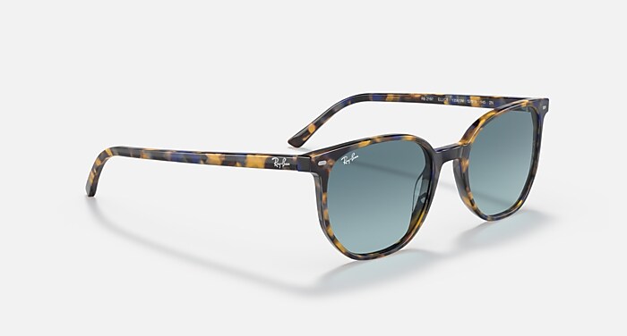 ELLIOT Sunglasses in Yellow & Blue Havana and Blue Gradient
