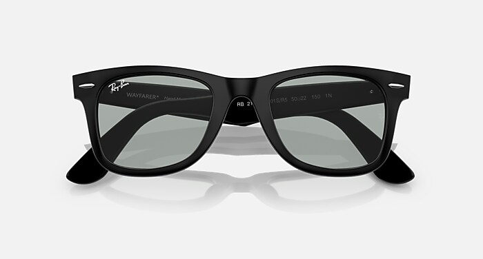 Ray-Ban Sunglasses Original Wayfarer Washed Lenses Black Frame Grey Lenses