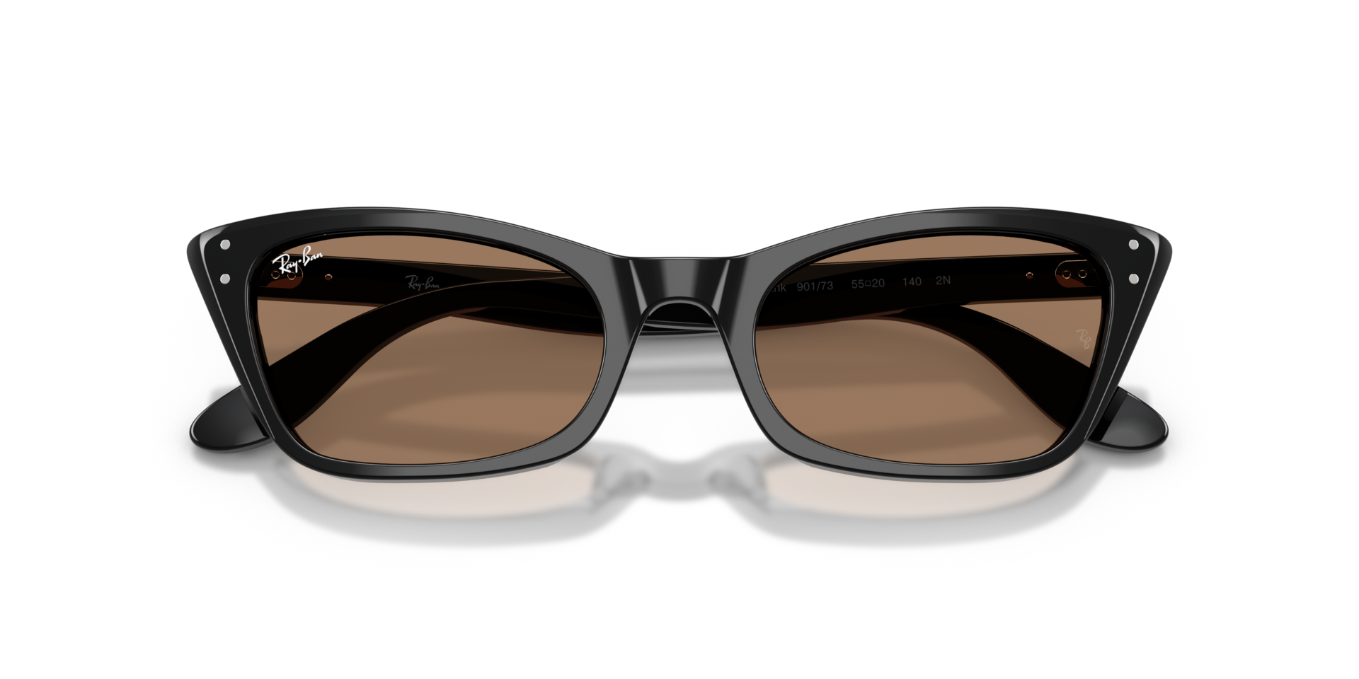 LADY BURBANK POLARIZED+ LENSES Sunglasses in Black and Brown 