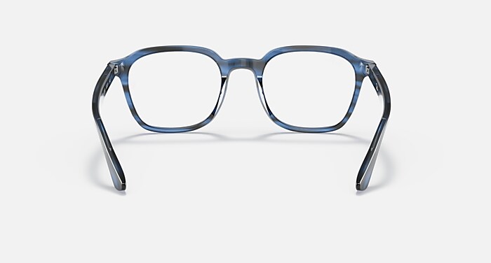 大人も着やすいシンプルファッション Eyeglasses OPTICS RB5390 with RB5390 - Frame Blue Striped ラケット(軟式用)
