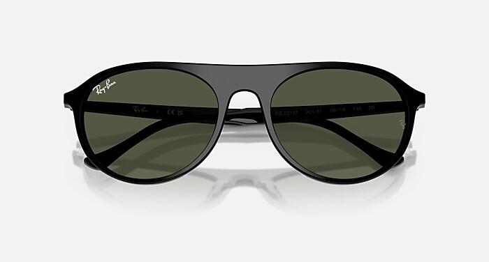 AS5524 レイバン　サングラス ブラック レイバン公式ストア】 Ray-Ban® RB2215 サングラス | ブラック X