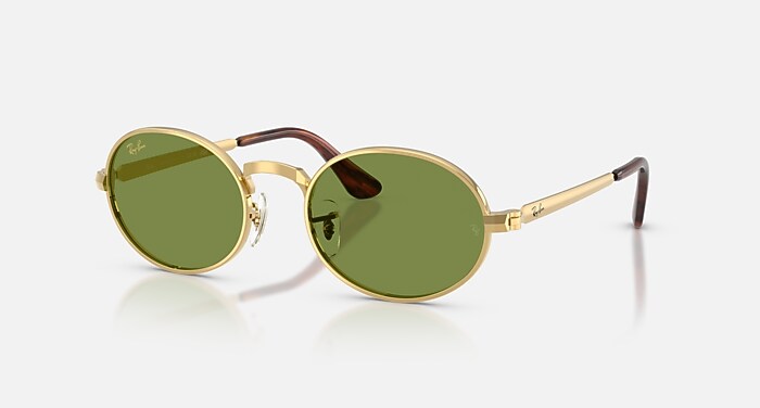 Ray-Ban オーバルサングラス ブラウンレンズ ゴールドフレーム RB4436D 668213 55 Ray-Ban レイバン純正レンズ対応 スクエア オーバル