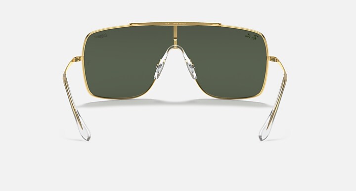 Ray-Ban 0RB3697 WINGS II Polished Arista Gold SUN_Back