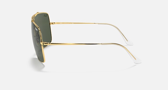Ray-Ban Sunglasses Wings II Gold Frame Green Lenses