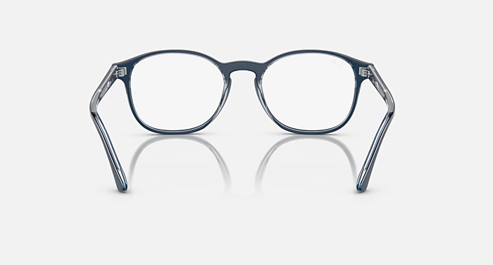 RB5417 OPTICS Eyeglasses with Blue On Transparent Blue Frame