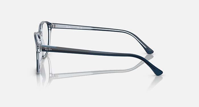 RB5417 OPTICS Eyeglasses with Blue On Transparent Blue Frame