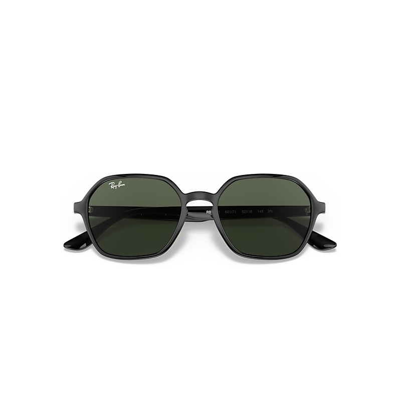 Ray-Ban Rb4361 Sunglasses Black Frame Green Lenses 52-18