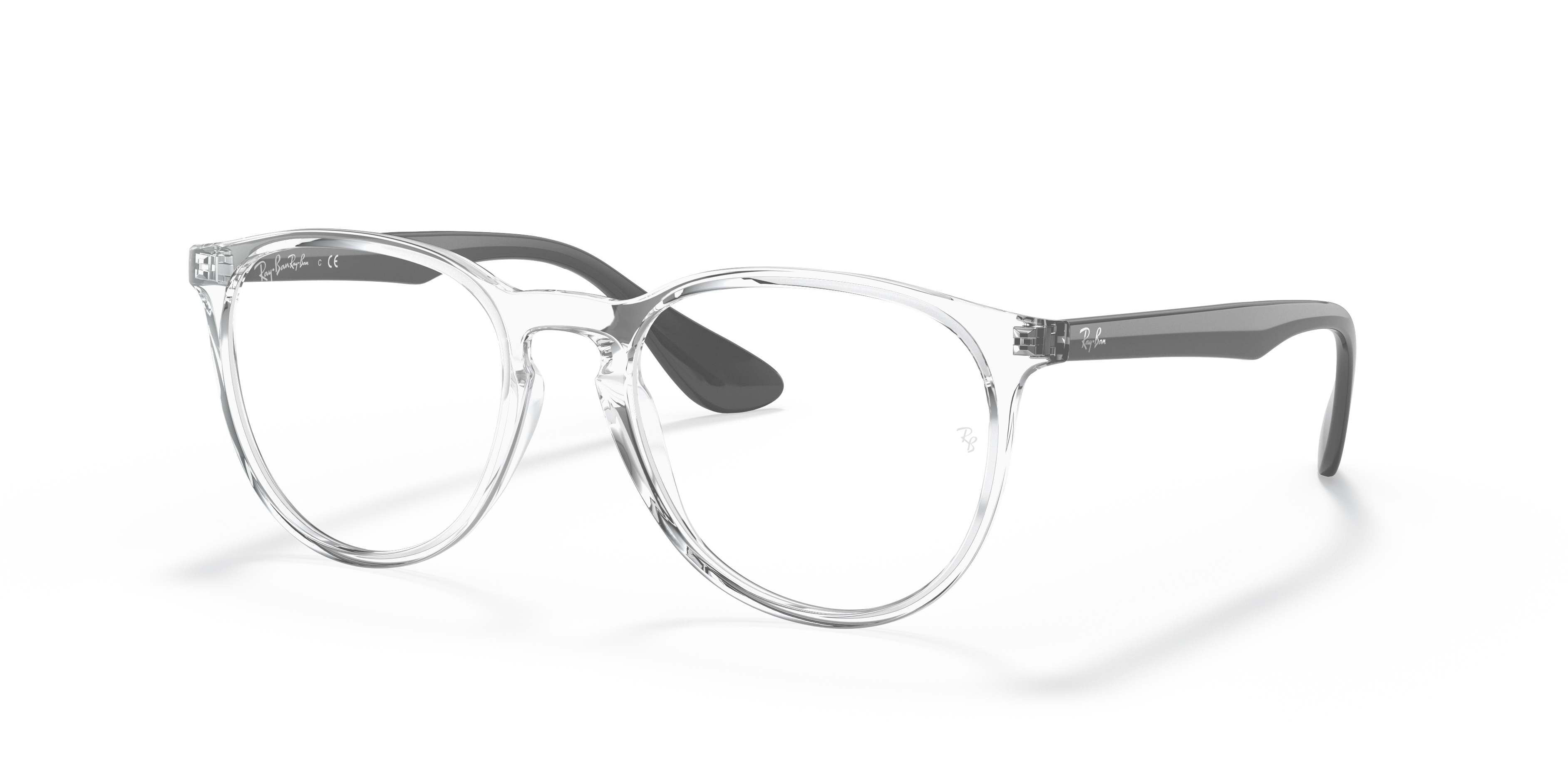 ERIKA OPTICS EXCLUSIVE Polished Transparent Frame Clear Lenses 51-18