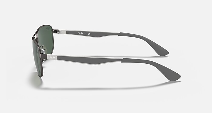 RB3528 Sunglasses in Gunmetal and Green - RB3528 | Ray-Ban®