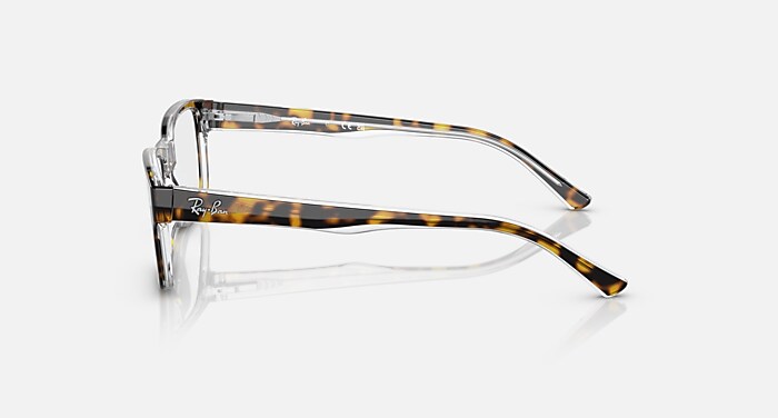 レイバン公式ストア】 Ray-Ban® RB5268 OPTICS メガネ | 透明上