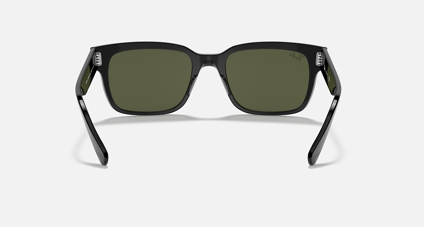 Ray-Ban Sunglasses Jeffrey Black Frame Green Lenses