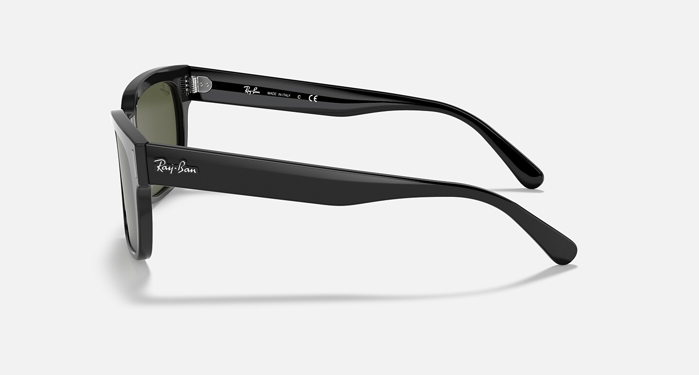 Ray-Ban Sunglasses Jeffrey Black Frame Green Lenses