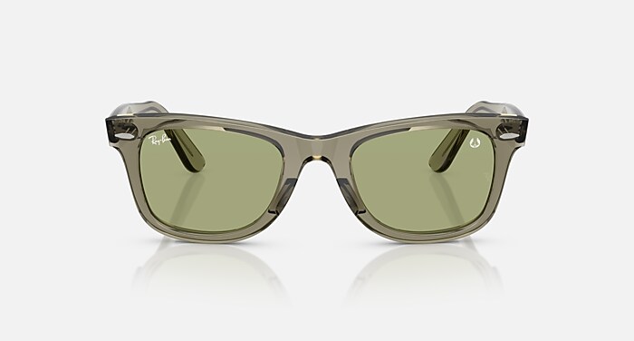 Ray-Ban Sunglasses Unisex Ray-Ban Star Wars – Master Yoda Wayfarer - Transparent Green Frame Green Lenses 50-22