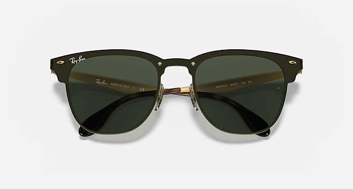 Gafas de Sol BLAZE CLUBMASTER en Oro y Verde Oscuro RB3576N