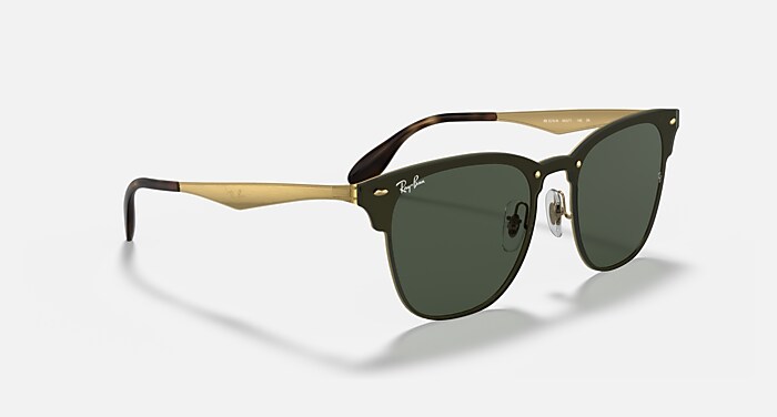 Ray-Ban Blaze Clubmaster Sunglasses BLAZE CLUBMASTER Sunglasses in Black and Violet/Blue Mirror  main image 2