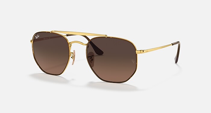 Ray-Ban Marshal RB3648 Copper Gradient Brown 9069/A5 52-145 Ray-Ban Marshal II Bronze-Copper Sunglasses Pink/Brown  main image 4